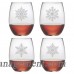 Susquehanna Glass Paper Snowflakes 21 oz. Stemless Wine Glass ZSG3894